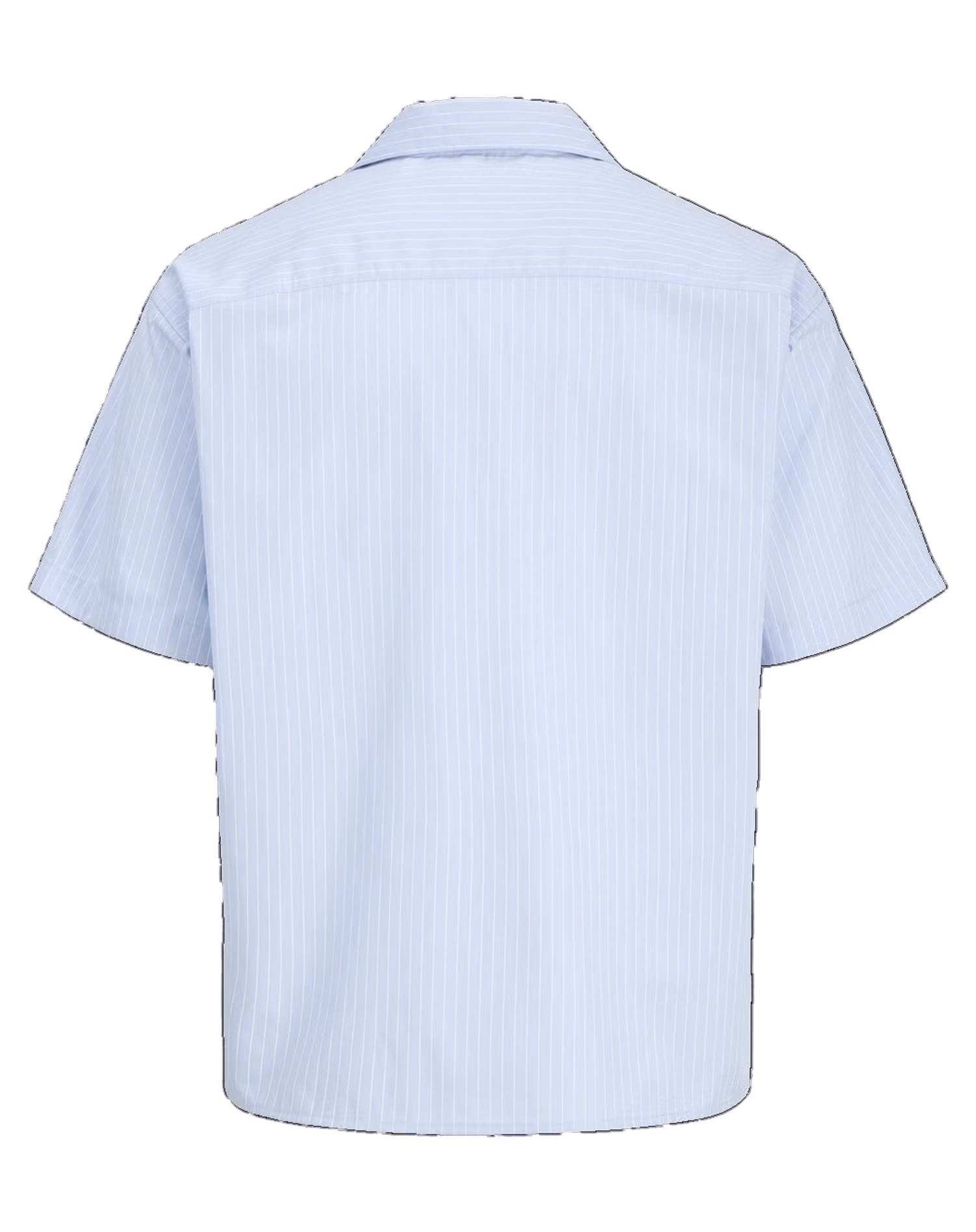 Jack & Jones Junior - JORMenton Poplin Stripe Resort Skjorte - Cashmere Blue